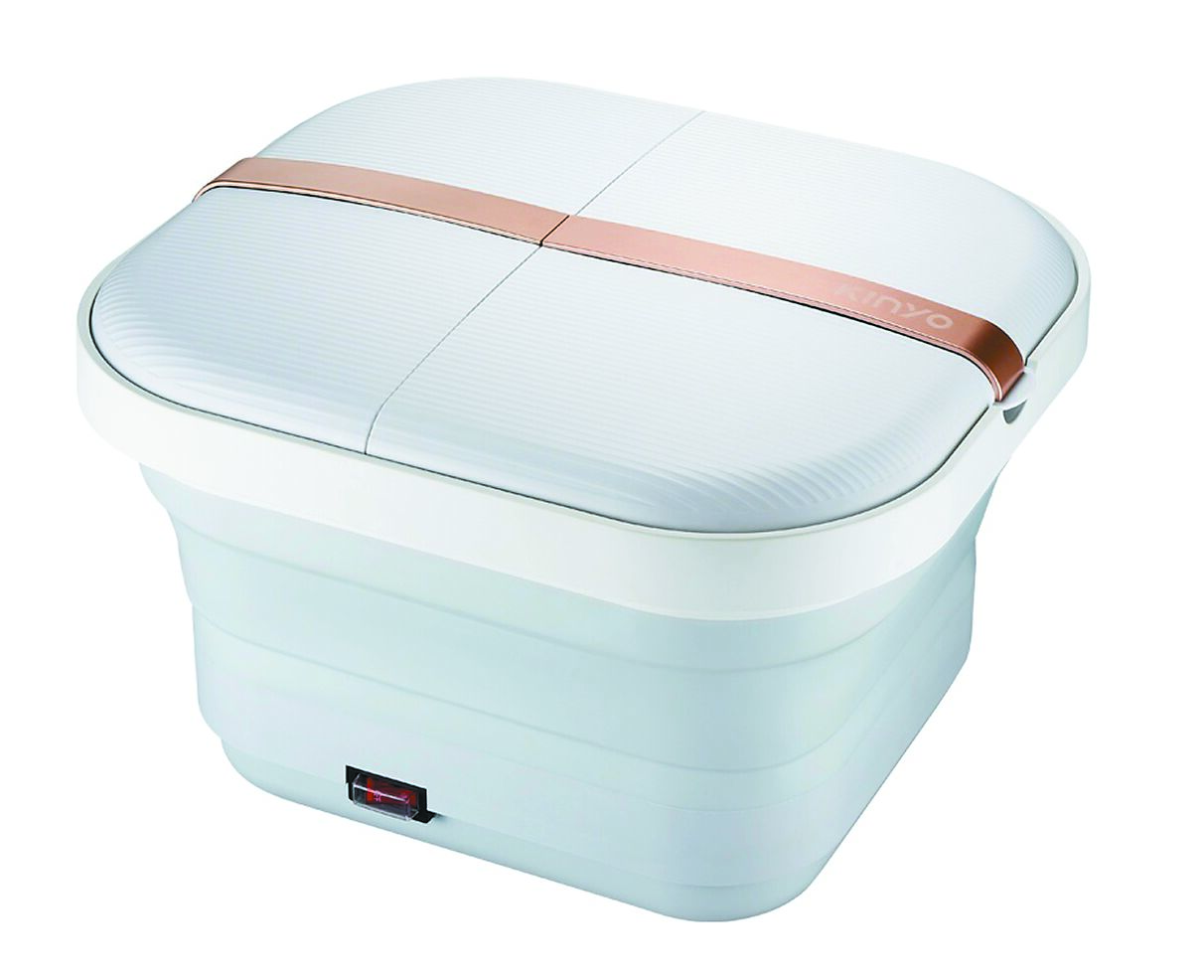 蝦皮KINYO氣泡摺疊按摩足浴機。原價2050元，優惠價1090元。（蝦皮提供）