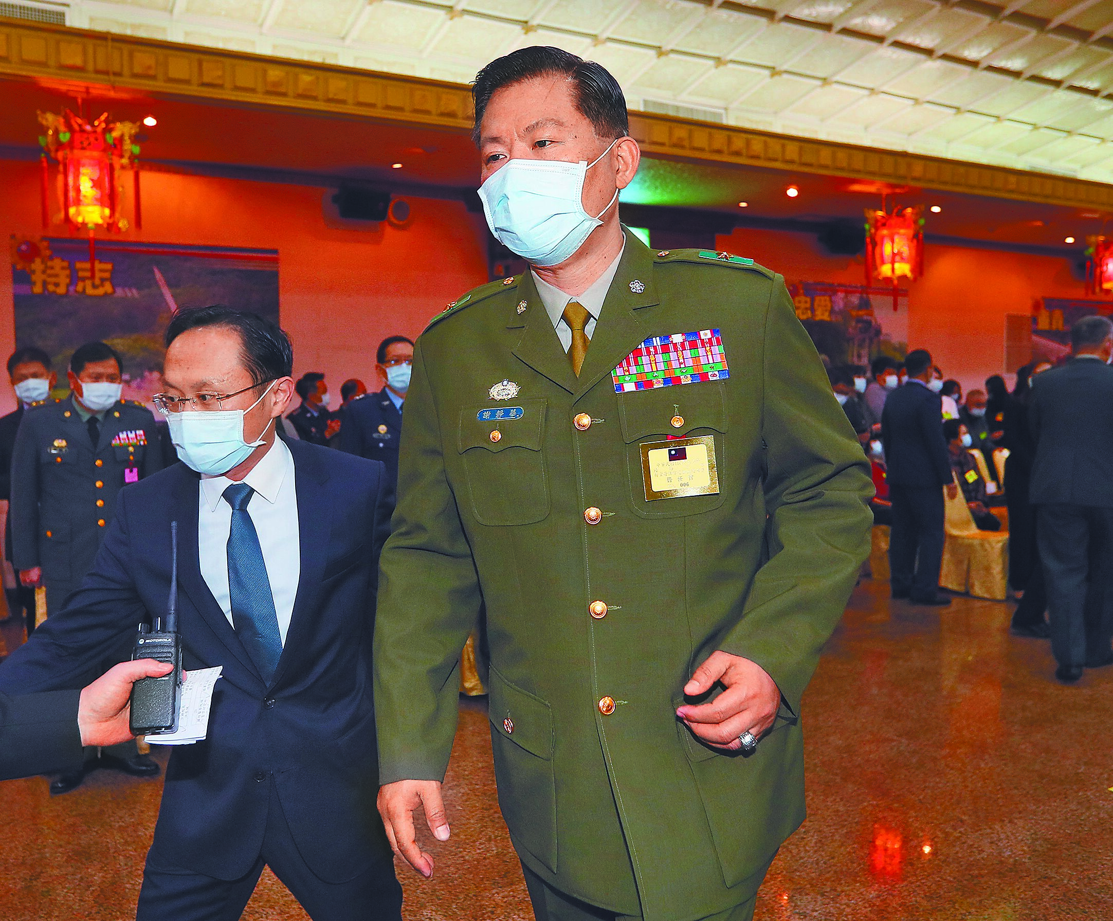 曾負責副總統賴清德維安工作的「萬里」警衛室前主任謝靜華少將。(本報資料照片) image