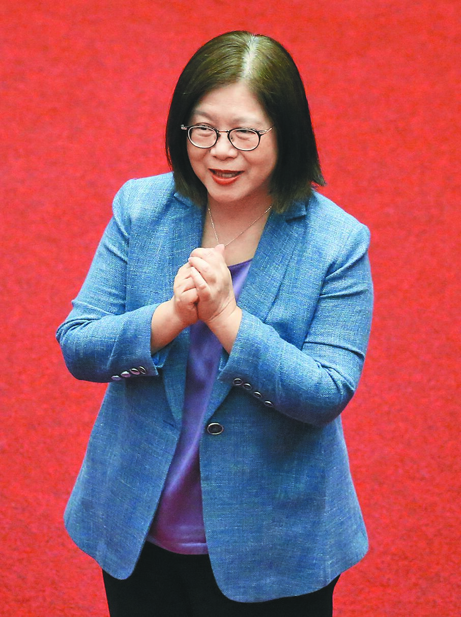 海委會主委管碧玲自行修改委員會的開會題目,轉為戰狼風格與在野黨互槓,被批是藐視國會,升高朝野對立。(本報資料照片) image