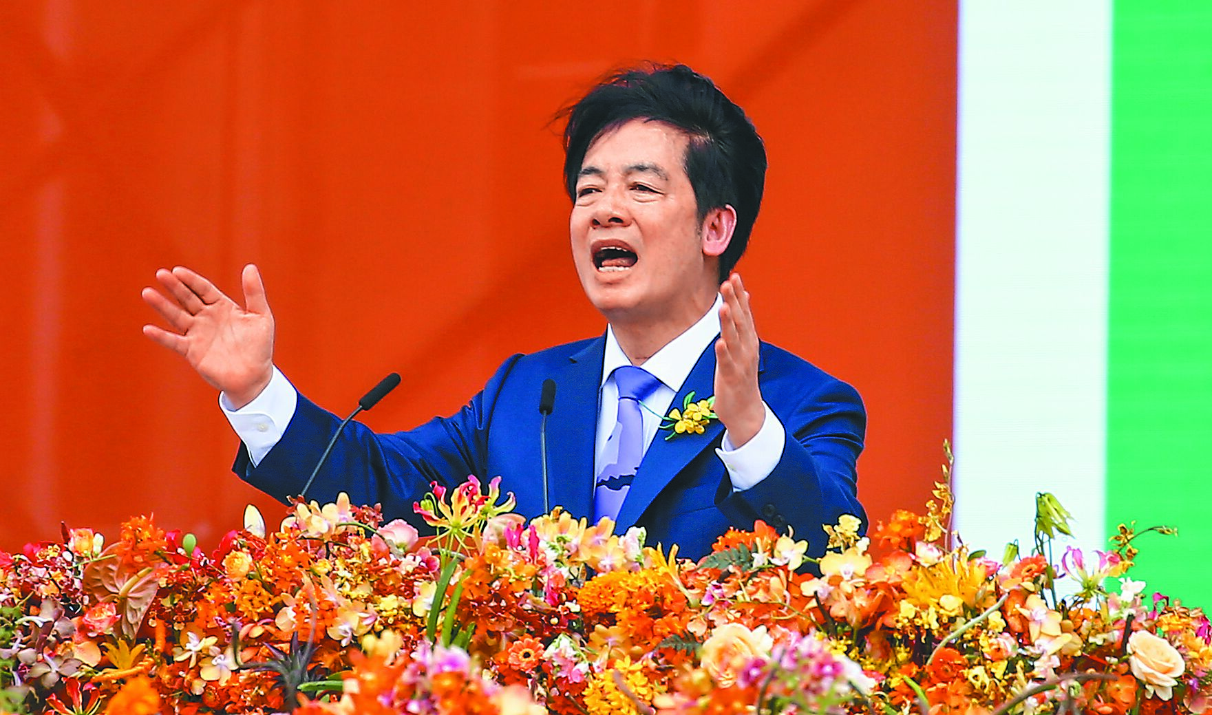 針對賴清德總統520就職演說,大陸各官媒21日火力全開抨擊,批評「台獨工作者一紙空文賣國禍台」。(本報資料照片) image