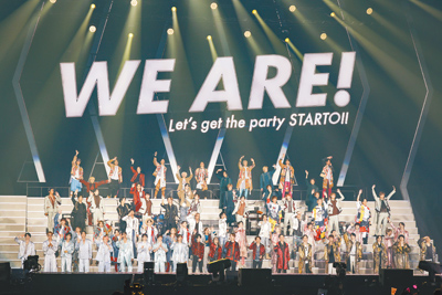 星達拓娛樂本周在大阪京瓷巨蛋舉行家族演唱會,旗下14組男團接力演出。(大鴻藝術、星達拓娛樂提供) image
