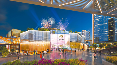 全台最大百貨「D-ONE第一大天地」集結國際級百貨購物中心、五星奢華酒店、多功能會展中心、多功能劇場及藝術博物館等設施,吃喝玩樂全滿足。
(第一大國際開發公司提供) image