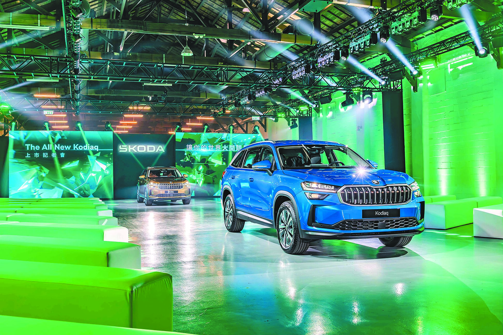 Skoda第二代Kodiaq採用福斯集團最新一代的渦輪增壓引擎和第二代48V輕油電系統,提供1.5 TSI e-TEC及2.0 TSI 4x4兩種動力選擇,上市優惠價分別為153.8萬、173.8萬元。(Skoda Taiwan提供) image