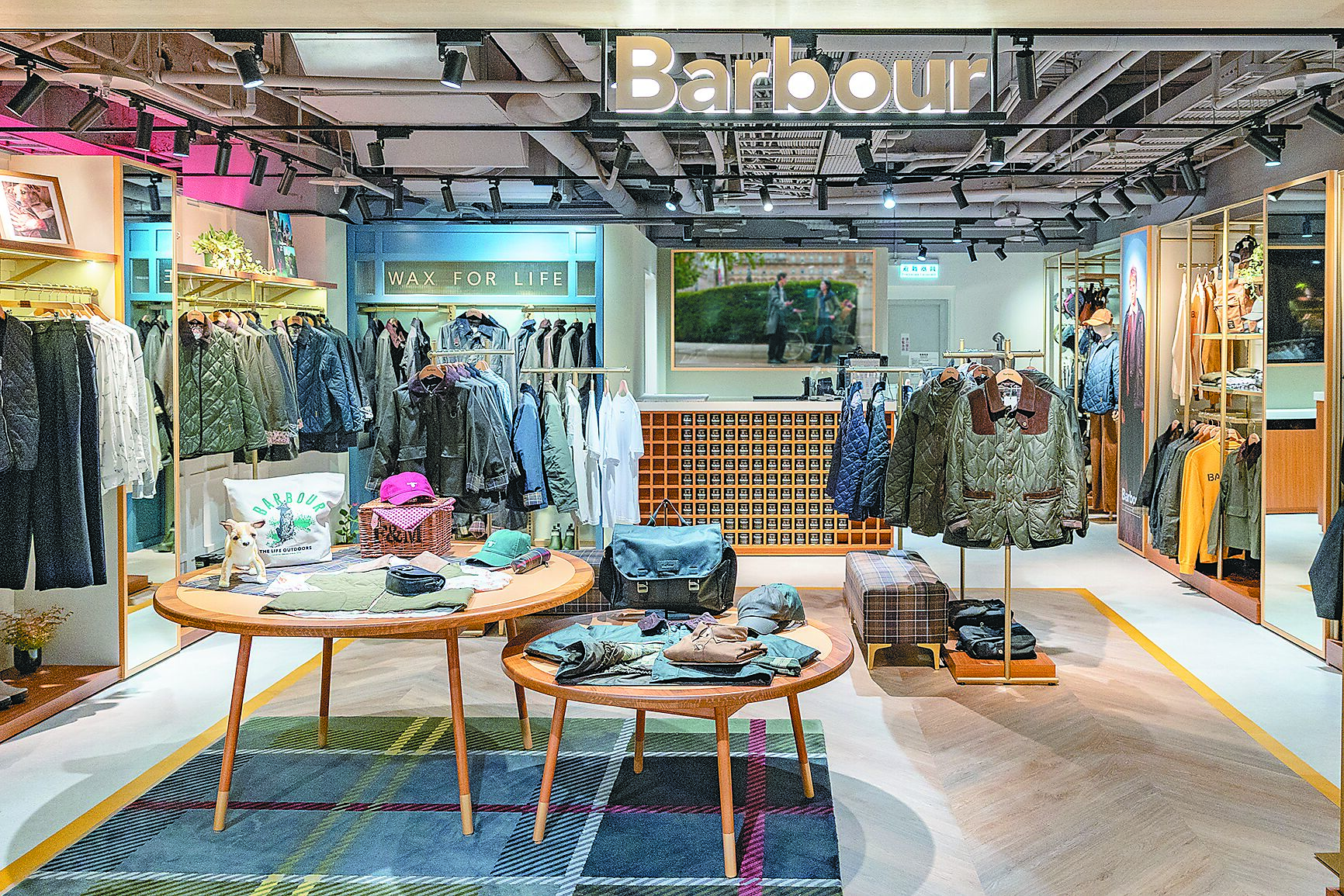 Barbour進駐誠品生活南西店2樓。(Barbour提供) Barbour進駐誠品生活南西店2樓。(Barbour提供)