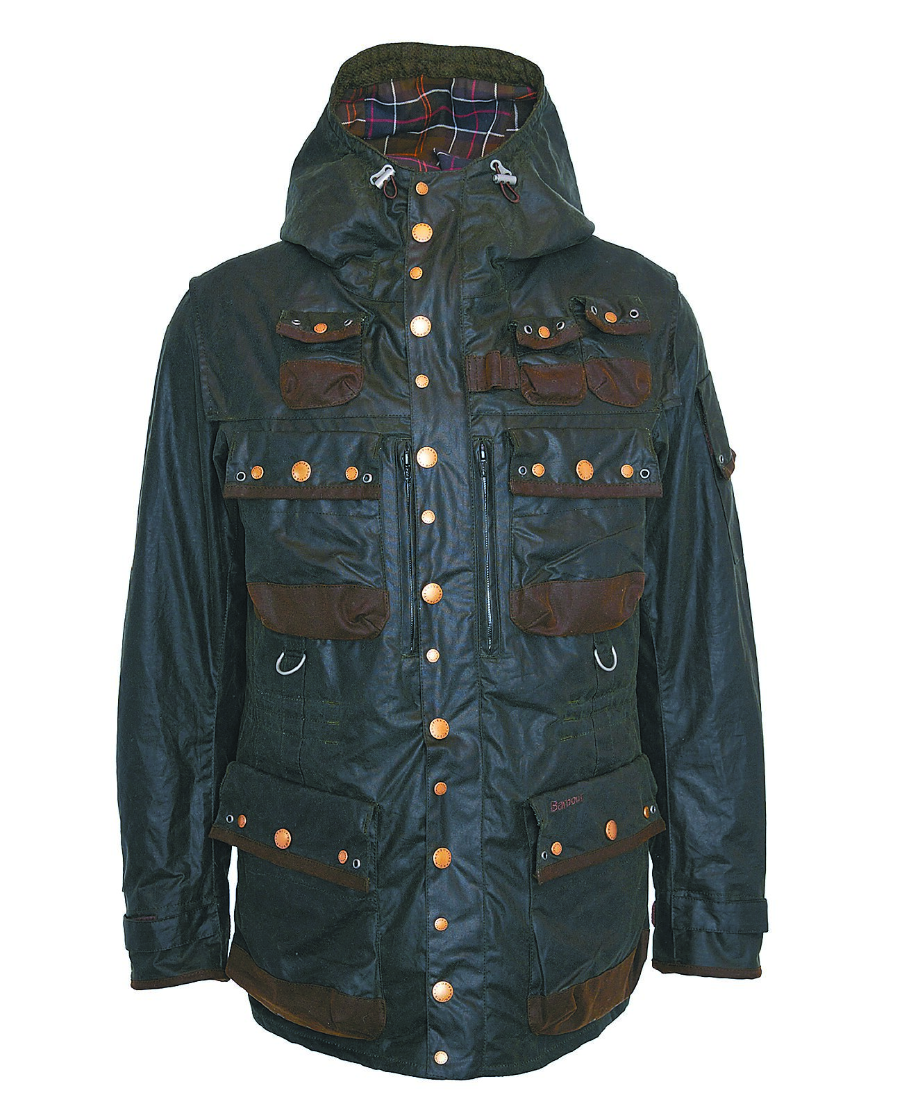 Barbour×TOKITO軍裝油布外套,售價4萬8000元。(Barbour提供) Barbour×TOKITO軍裝油布外套,售價4萬8000元。(Barbour提供)