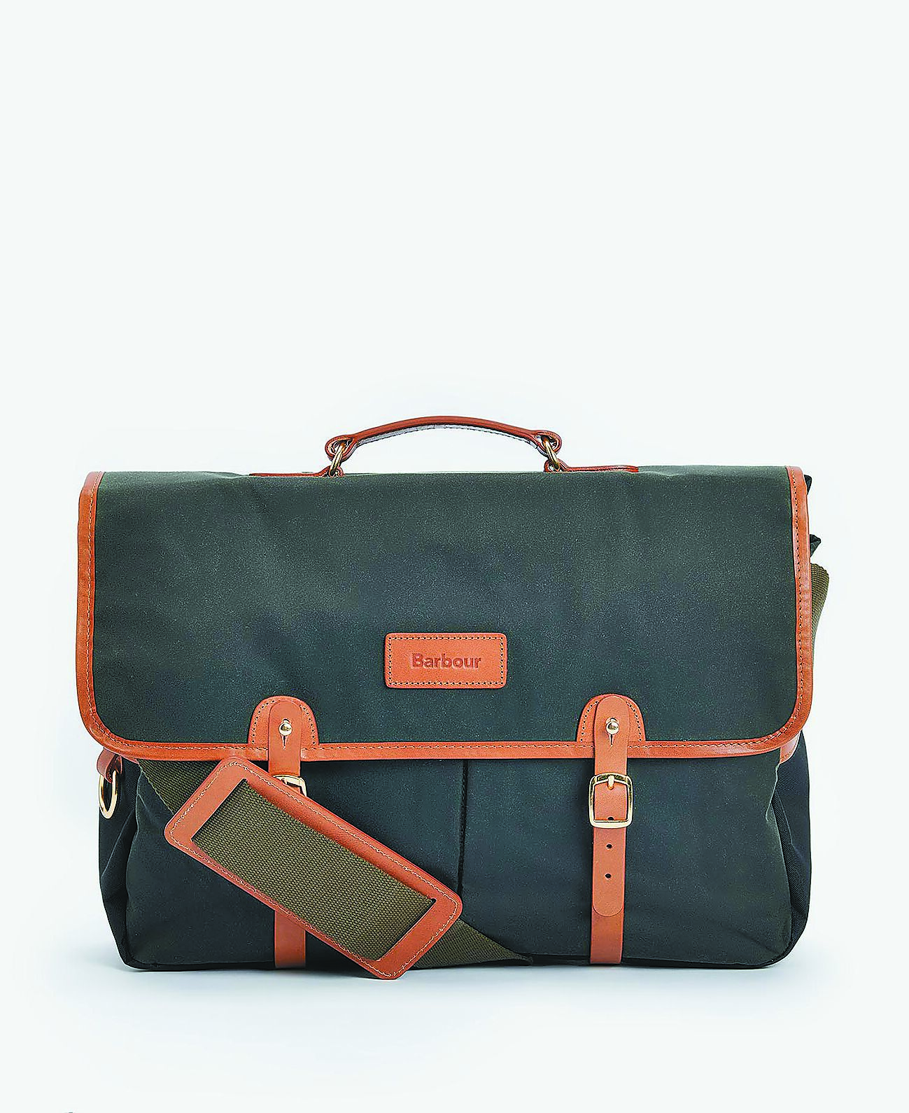 Barbour 130周年Transport手提肩背包,1萬2000元。(Barbour提供) Barbour 130周年Transport手提肩背包,1萬2000元。(Barbour提供)