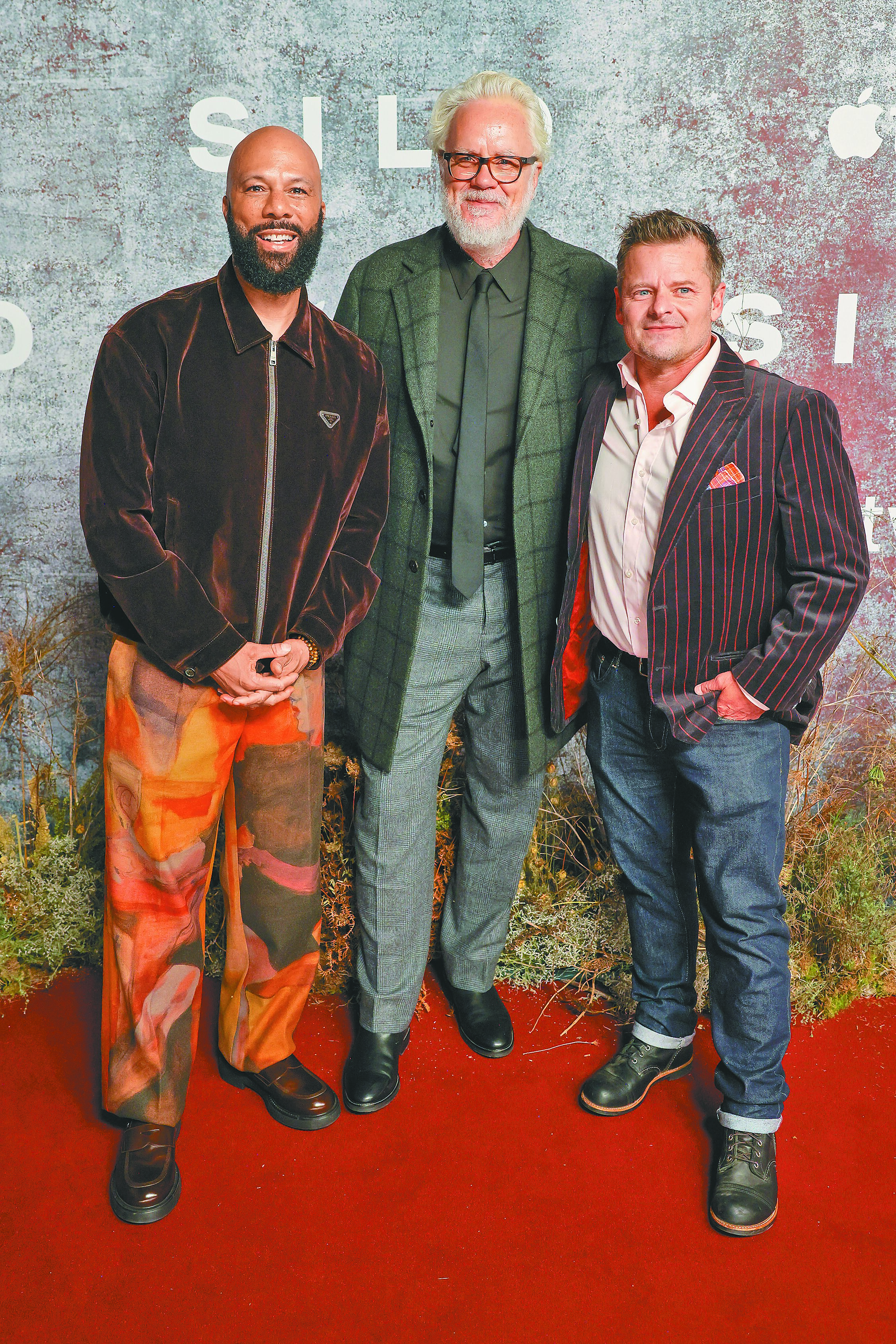 凡夫俗子(左起)、提姆羅賓斯及史提夫贊恩日前出席倫敦首映會。(Apple TV+提供) 凡夫俗子(左起)、提姆羅賓斯及史提夫贊恩日前出席倫敦首映會。(Apple TV+提供)