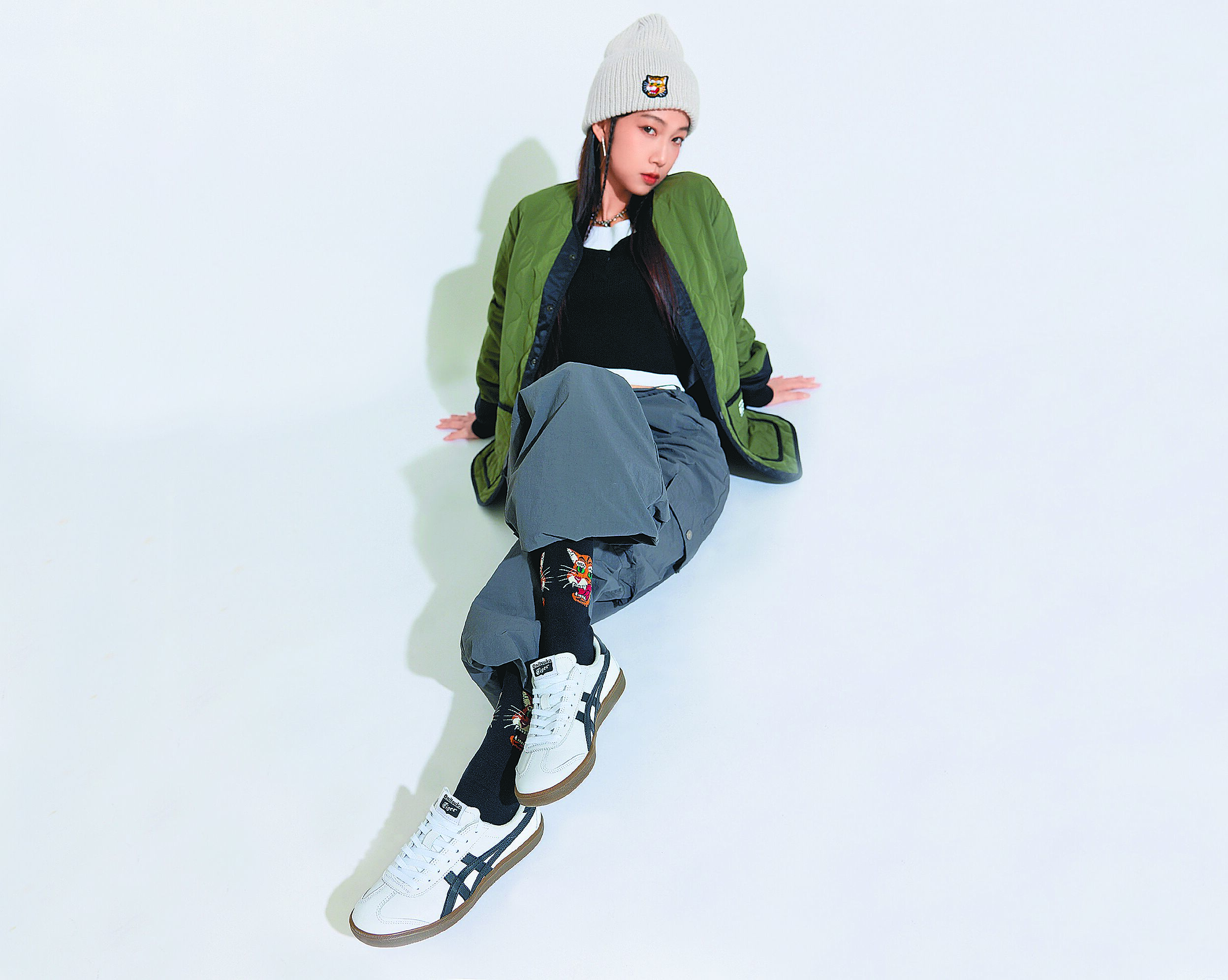 Onitsuka-Tiger鬼塚虎以80年代經典室內鞋為靈感推出復古德訓鞋。(Onitsuka-Tiger提供) image