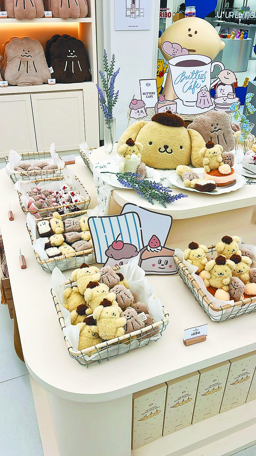 「The Butters奶油家族」與布丁狗聯名秋冬新品。(The Butters奶油家族提供) 「The Butters奶油家族」與布丁狗聯名秋冬新品。(The Butters奶油家族提供)