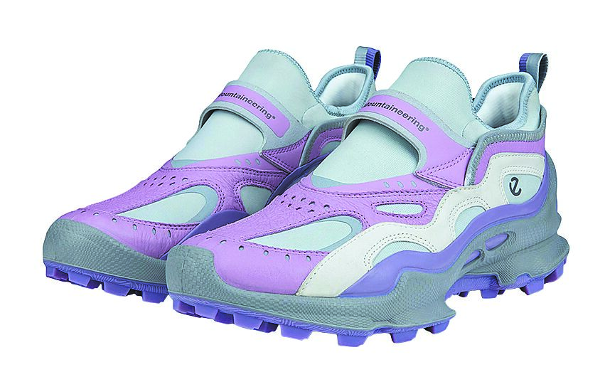 ECCO X White Mountaineering BIOM C-TRAIL女鞋(薰衣草紫)。(ECCO提供) ECCO X White Mountaineering BIOM C-TRAIL女鞋(薰衣草紫)。(ECCO提供)