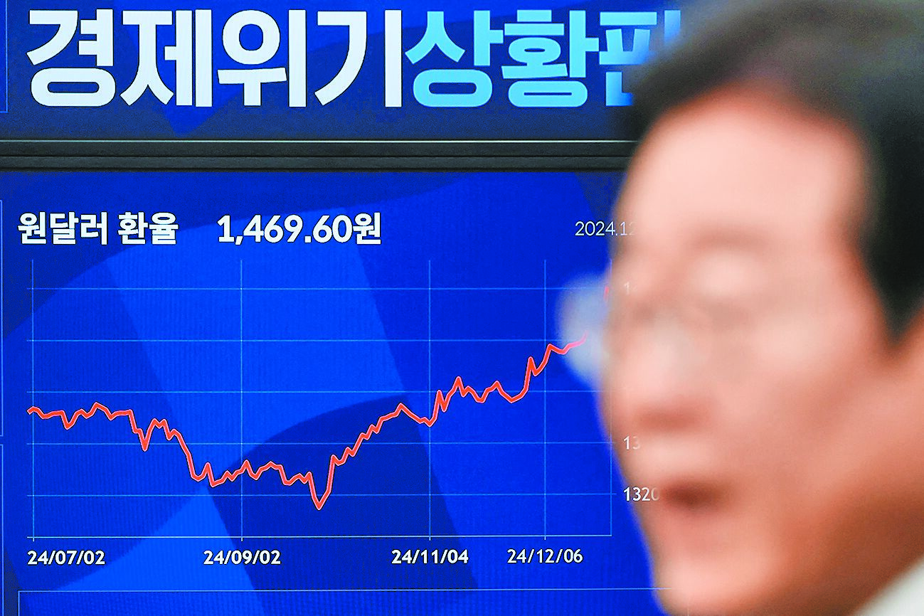 韓元連4貶創金融海嘯以來新低- A4 政治綜合- 20241228 - 中國時報- 翻爆- 翻報