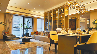 購買「璟都中路大苑」的新青安客群占3至4成。(王莫昀攝) 購買「璟都中路大苑」的新青安客群占3至4成。(王莫昀攝)