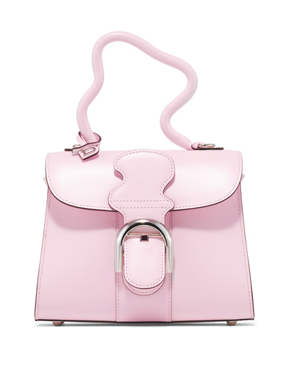 DELVAUX Brillant Mini Wavy Box糖果粉,價格店洽。(DELVAUX提供) DELVAUX Brillant Mini Wavy Box糖果粉,價格店洽。(DELVAUX提供)