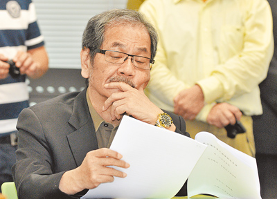 民進黨新系大老吳乃仁遭爆料2024年12月與台北地檢署徐名駒等5名檢察官,在台北市中山區名店Ad Astra餐敘。(本報資料照片) image