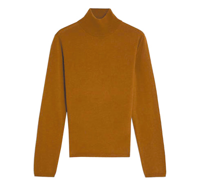 Max Mara羊絨高領毛衣,價格店洽。(Max Mara提供) Max Mara羊絨高領毛衣,價格店洽。(Max Mara提供)