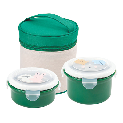 Dailylike My Buddy不鏽鋼雙層便當盒附便當袋1組,569元。(Coupang酷澎提供) Dailylike My Buddy不鏽鋼雙層便當盒附便當袋1組,569元。(Coupang酷澎提供)