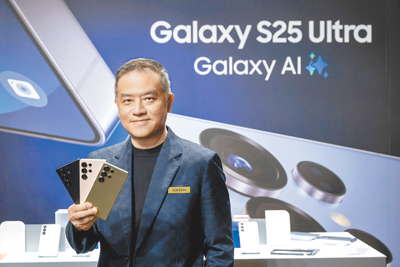 台灣三星電子行動通訊事業部總經理陳啟蒙。(三星提供/黃琮淵台北傳真) image