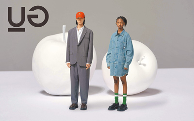 服飾品牌GU宣布與日本時尚品牌UNDERCOVER推全新商品系列「UG」(見圖),將於14日起在全台實體店舖及網路商店開賣。(GU提供) image