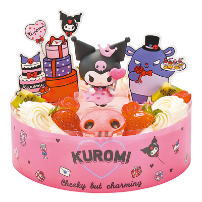 85度C「KUROMI-粉色甜蜜宴會」,750元。(85度C提供) 85度C「KUROMI-粉色甜蜜宴會」,750元。(85度C提供)