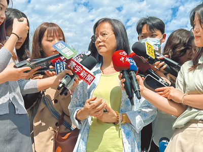 北一女教師區桂芝。(温予菱攝) image