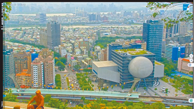 國民黨台北市議員秦慧珠質疑,台北市2021年6月起推出「4K即時影像」,疑似自動移動鏡頭定位不當,不僅有侵犯遊客隱私疑慮,甚至對觀光帶來負面影響。圖為4K即時影像示意圖。(台北市議員秦慧珠提供/張珈瑄台北傳真) image