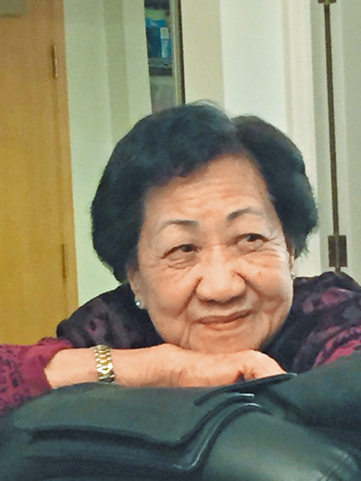 母親名黃翩。(劉健威提供) image