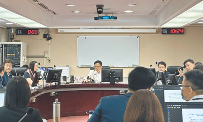 台北市議會法規會14日審查「社會住宅興辦及公益出租人出租房屋減免地價稅、房屋稅自治條例」修正案。(丁上程攝) image