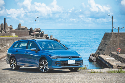 VW Golf Variant 280 eTSI Style外觀出色、車室空間優秀。(陳大任攝) image