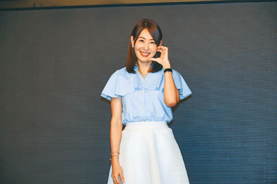 賈永婕26日出席協會成果發表會。(池宗玲攝) image