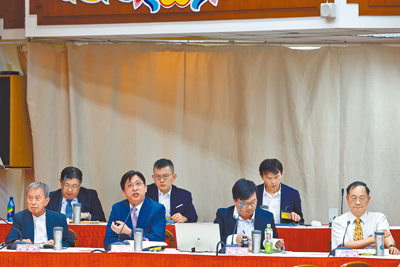 賴清德總統日前重新提名包括司法院正副院長在內的7名大法官,於3日舉行司法院正副院長及大法官同意權案公聽會,邀請學者專家與會發表意見。(鄧博仁攝) image