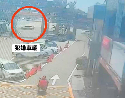 新北市謝姓男子當街持刀砍殺妻子和小姨子後逃逸到彰化伸港,謝開的白色車子在沿途被警方鎖定(紅圈)。(民眾提供/葉靜美彰化傳真) image