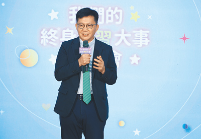 被視為運動部首任部長熱門人選的教育部次長張廖萬堅,遭質疑公務行程帶妻子同行。(本報資料照片) image
