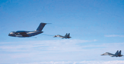 日本公布2025防衛白皮書,示警中國軍事擴張,台海衝突風險。圖為2024年12月中俄聯合軍演,日本航空自衛隊全程監控。(摘自日本防衛省統合幕僚監部官網) image