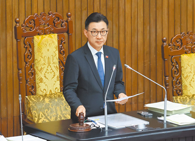 中選會18日宣布國民黨新北市立委羅明才、台中市立委顏寬恒、楊瓊瓔、江啟臣以及新竹縣立委林思銘罷免案成立。圖為江啟臣。(本報資料照片) image