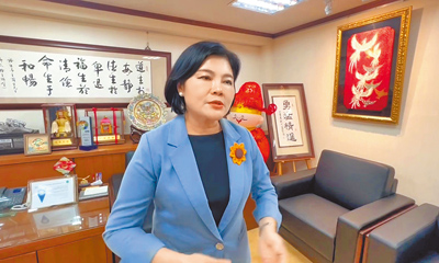 雲林縣長張麗善18日指出,爭取台積電進駐,雲縣府沒有放棄努力。(周麗蘭攝) image