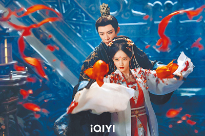 《書卷一夢》圓滿落幕,劉宇寧(後)、李一桐人氣飆漲,討論度高。(iQIYI愛奇藝國際版提供) image