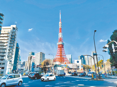 東京鐵塔以其獨特的外觀、日本傳統建築與現代設計的完美融合吸引遊客。(可樂旅遊提供) image