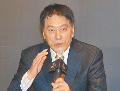 統一DREAM PLAZA商場25日開幕,統一集團董事長羅智先表示「今年是最辛苦的一年」,下半年恐怕只會更辛苦。(趙雙傑攝) image