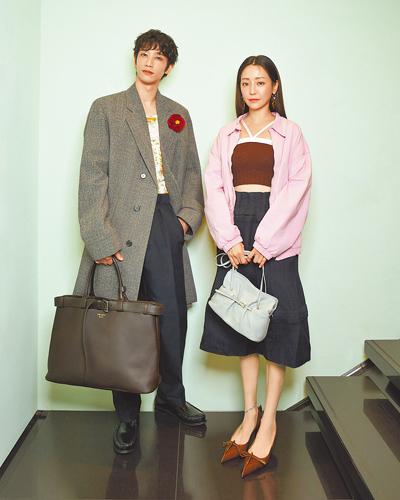 劉以豪、謝欣穎出席PRADA 2025秋冬系列預覽會。(PRADA提供) image
