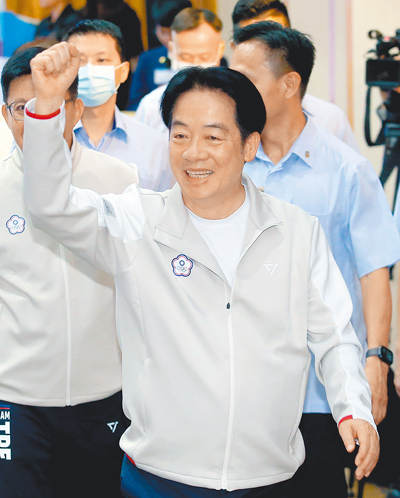 民進黨支持的大罷免全失敗,外界關注賴清德總統的權威是否受到挑戰、施政路線是否調整?圖為賴清德25日出席第12屆成都世界運動會代表團授旗典禮。(范揚光攝) image