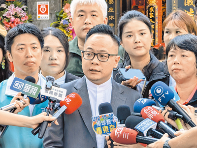 基隆市政界都認為,民進黨2026年九合一選舉,將可望派出現任基隆市議會議長童子瑋出戰。(張志康攝) image