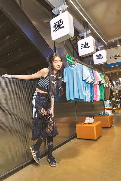 陳華出席adidas Originals西門經典店開幕活動。(adidas Originals提供) image