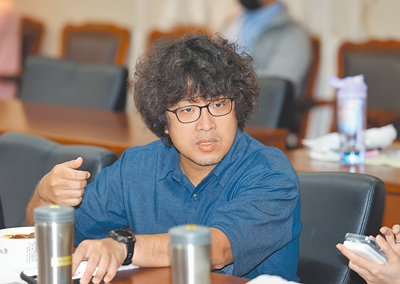 民進黨立委沈伯洋。(姚志平攝) image