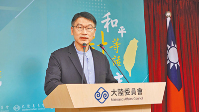 陸委會副主委兼發言人梁文傑7月31日表示,兩岸對「奧會模式」的理解不同,相信大家可以找到折衷方案,希望未來不要再出現爭議。(藍孝威攝) image