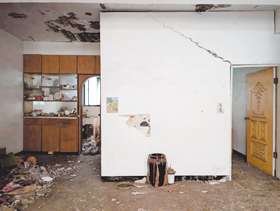 桃園市桃園區正光花園新城社區是海砂屋,但因為住戶意見不同,多年來都更未果。(桃園市都市發展局提供/賴佑維桃園傳真) image