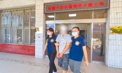 47歲陳姓男子疑因財務糾紛,2日凌晨亂刀砍死2名同事。(大園警分局提供) image