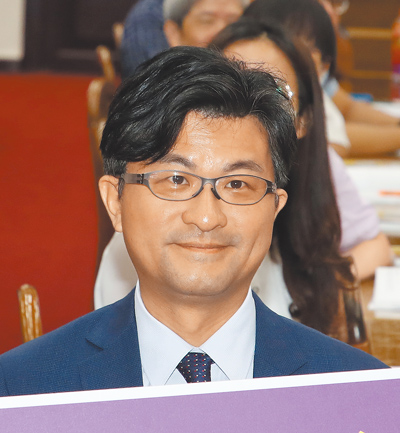 立院總務處長廖炯志(見圖)與車商聚會引發爭議。(本報資料照片) image