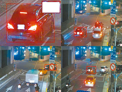 台北市交通科技執法示意圖。(北市交通大隊提供/丁上程台北傳真) image