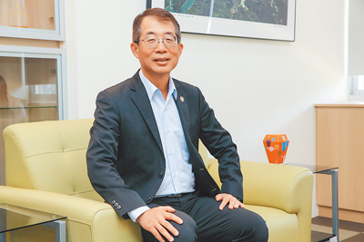交通部新任高公局長陳文瑞。(陳麒全攝) image