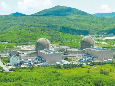 核三重啟公投同意票434萬張遠大於不同意票151萬張,卻未達500多萬張的門檻,賴清德總統表示不會排除發展先進核能,圖為核三廠區外觀。(台電提供) image